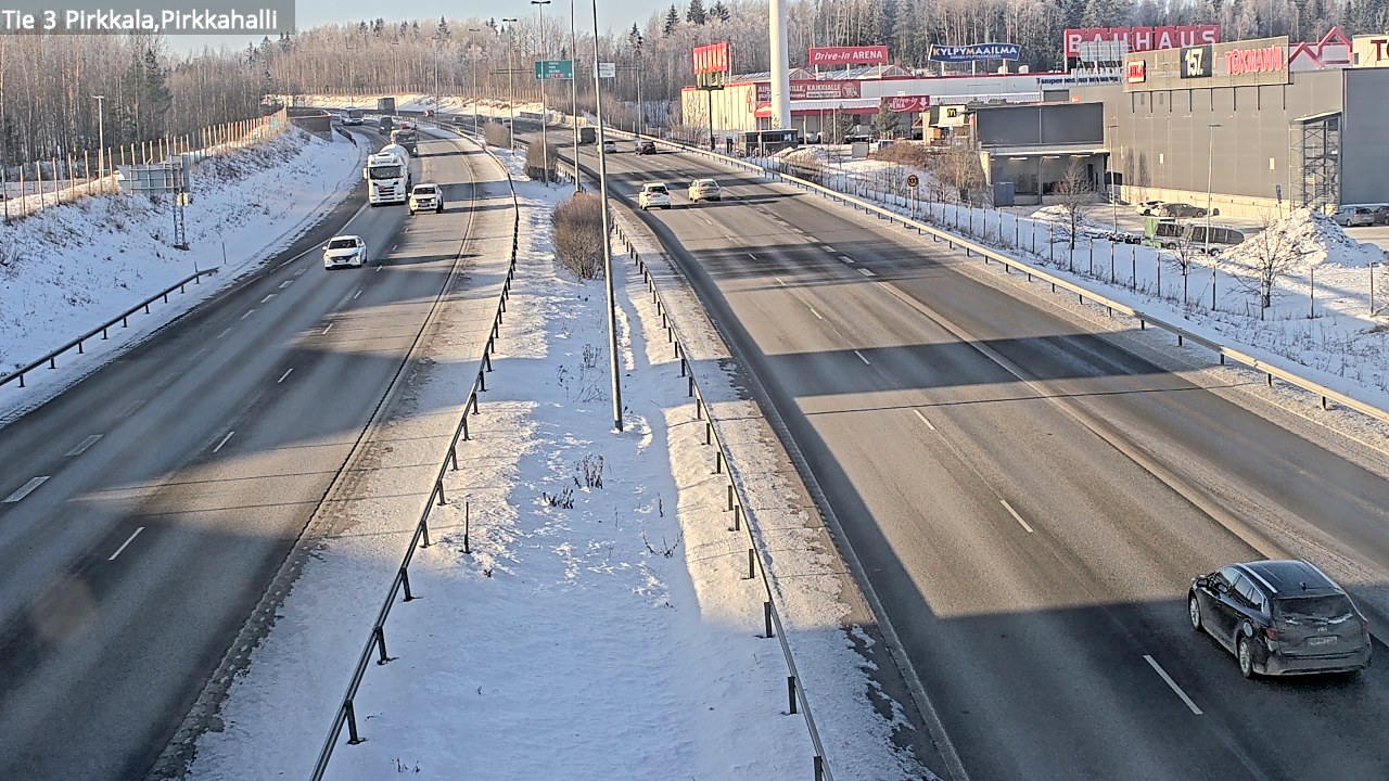 Weather Camera Image Väg 3 Birkala, Pirkkahalli, Pirkkala, Pirkanmaa