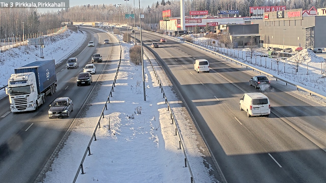 Weather Camera Image Väg 3 Birkala, Pirkkahalli, Pirkkala, Pirkanmaa