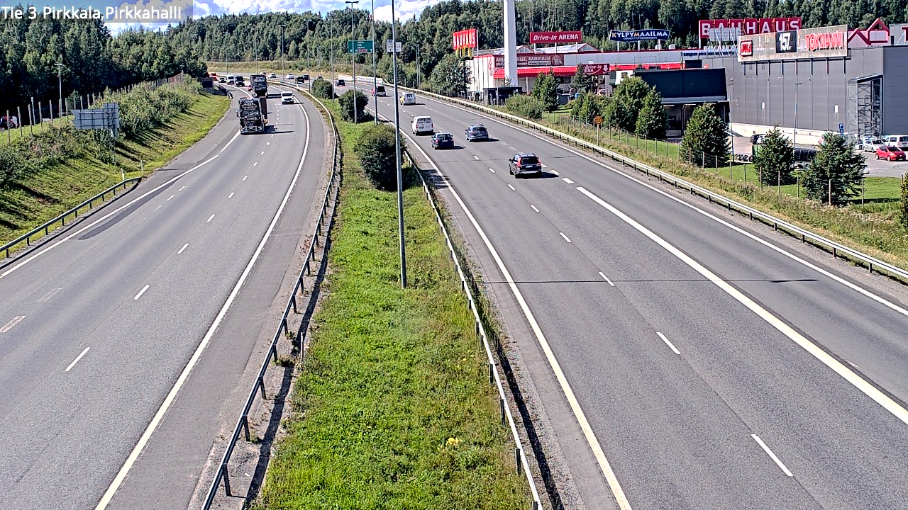 Kelikamerat Kuva Tie 3 Pirkkala, Pirkkahalli, Pirkkala, Pirkanmaa