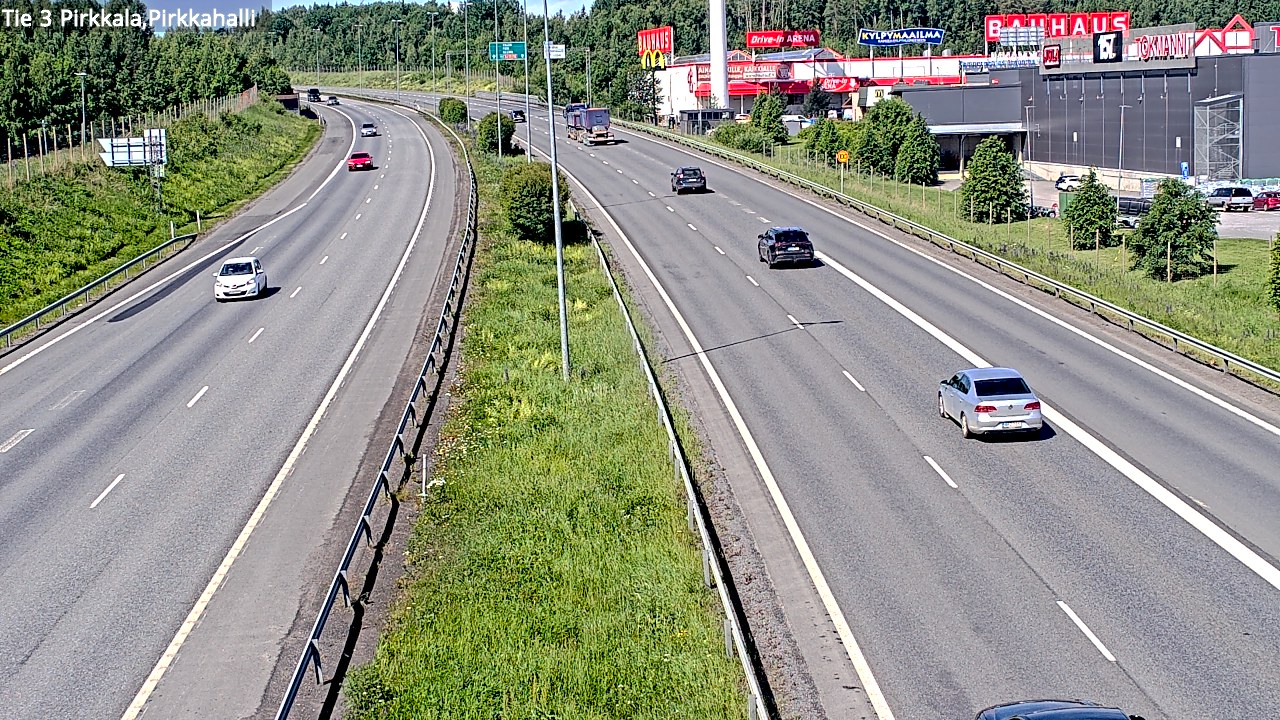 Kelikamerat Kuva Tie 3 Pirkkala, Pirkkahalli, Pirkkala, Pirkanmaa