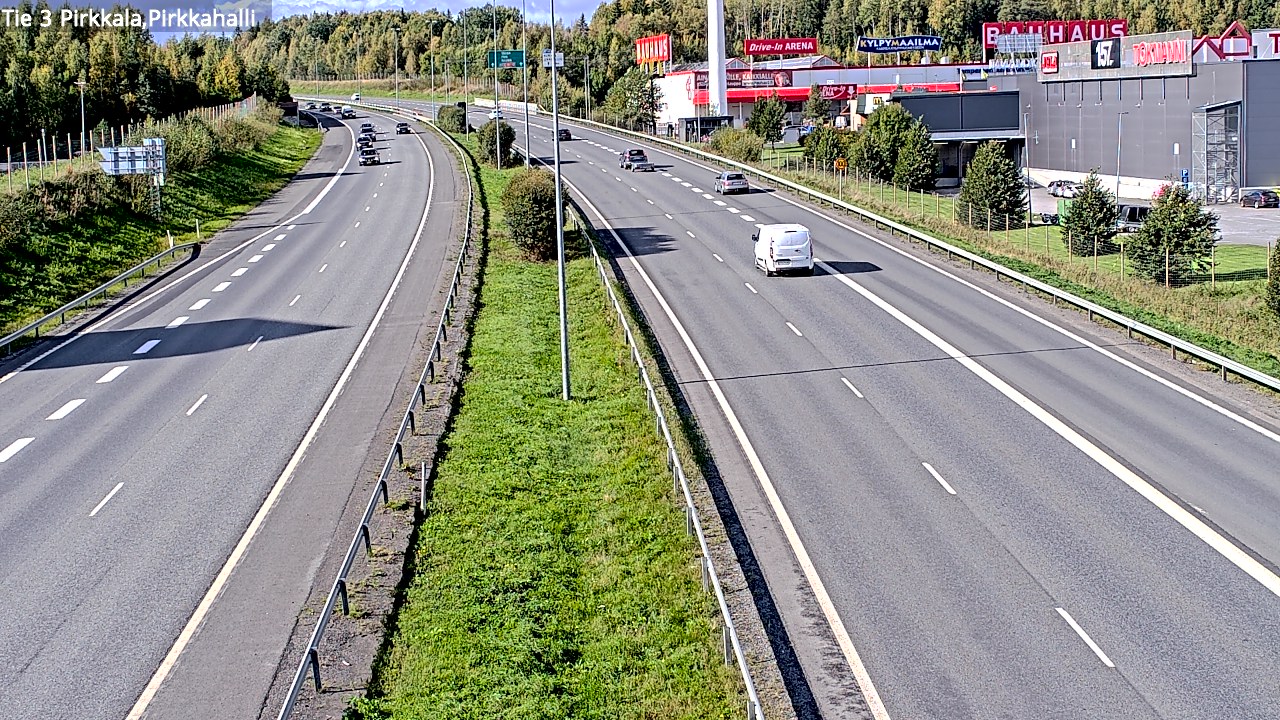 Kelikamerat Kuva Tie 3 Pirkkala, Pirkkahalli, Pirkkala, Pirkanmaa