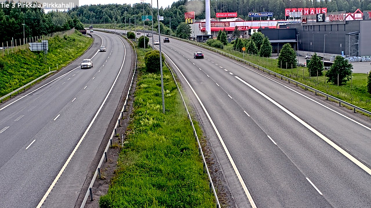 Kelikamerat Kuva Tie 3 Pirkkala, Pirkkahalli, Pirkkala, Pirkanmaa