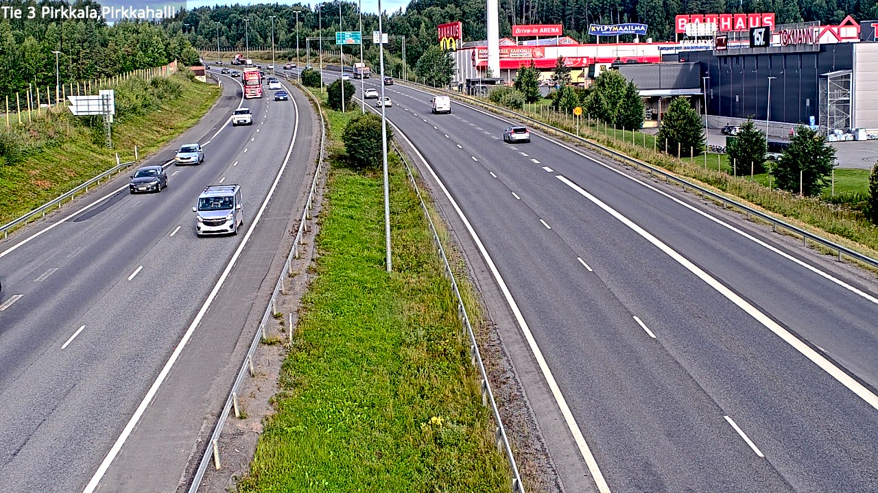 Kelikamerat Kuva Tie 3 Pirkkala, Pirkkahalli, Pirkkala, Pirkanmaa