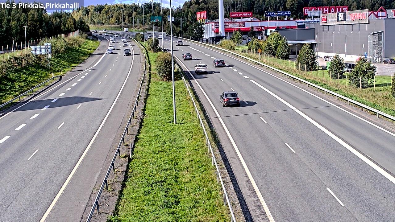 Kelikamerat Kuva Tie 3 Pirkkala, Pirkkahalli, Pirkkala, Pirkanmaa