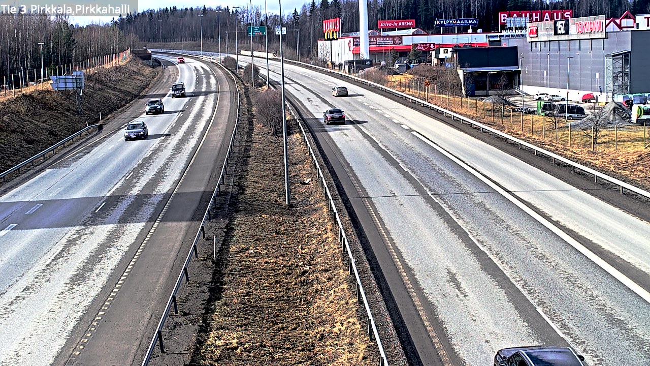 Weather Camera Image Väg 3 Birkala, Pirkkahalli, Pirkkala, Pirkanmaa