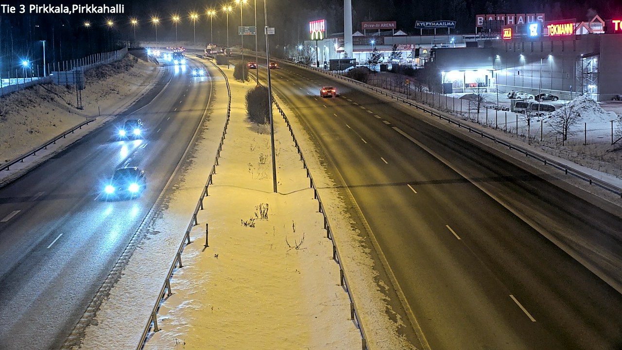 Kelikamerat Kuva Tie 3 Pirkkala, Pirkkahalli, Pirkkala, Pirkanmaa