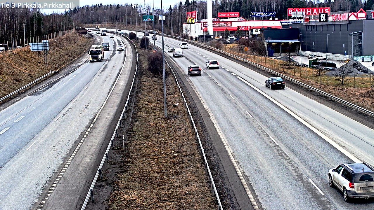 Kelikamerat Kuva Tie 3 Pirkkala, Pirkkahalli, Pirkkala, Pirkanmaa