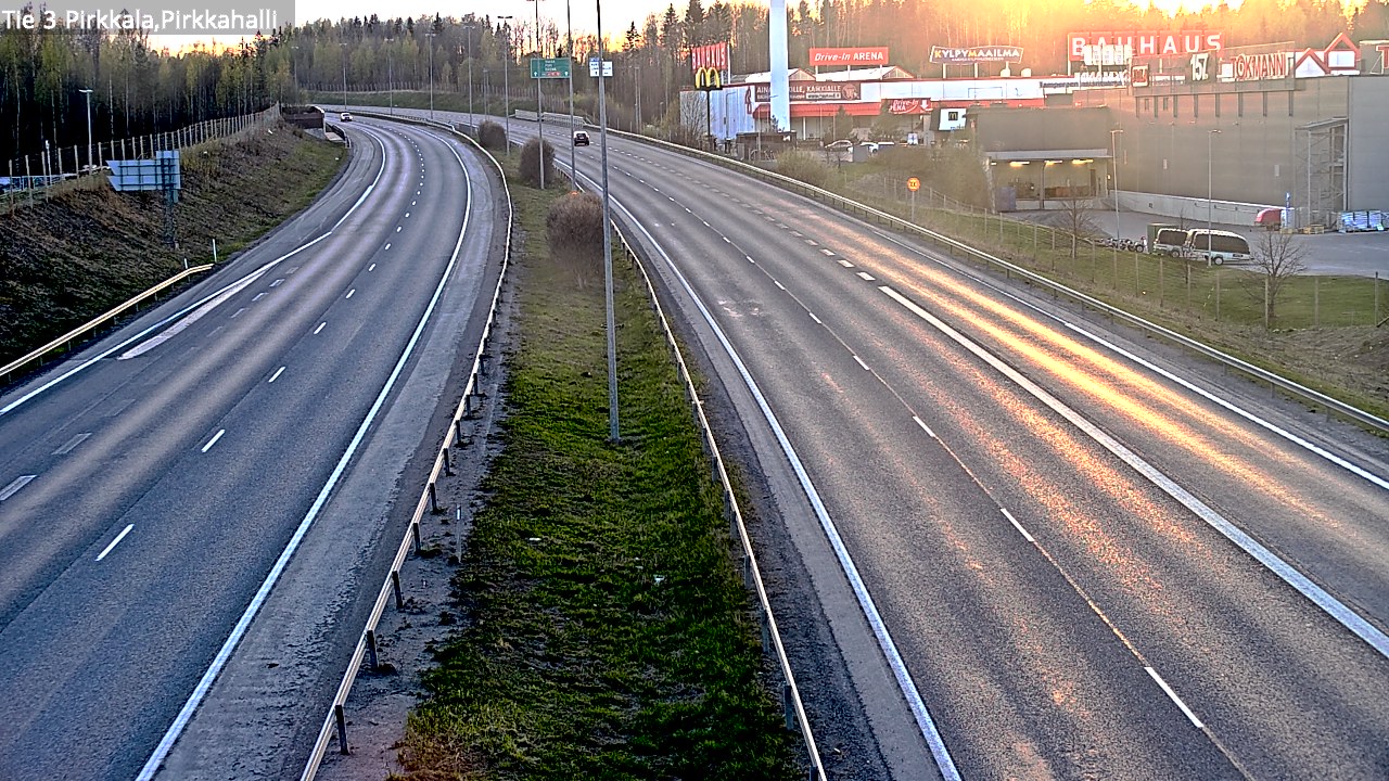 Weather Camera Image Road 3 Pirkkala, Pirkkahalli, Pirkkala, Pirkanmaa