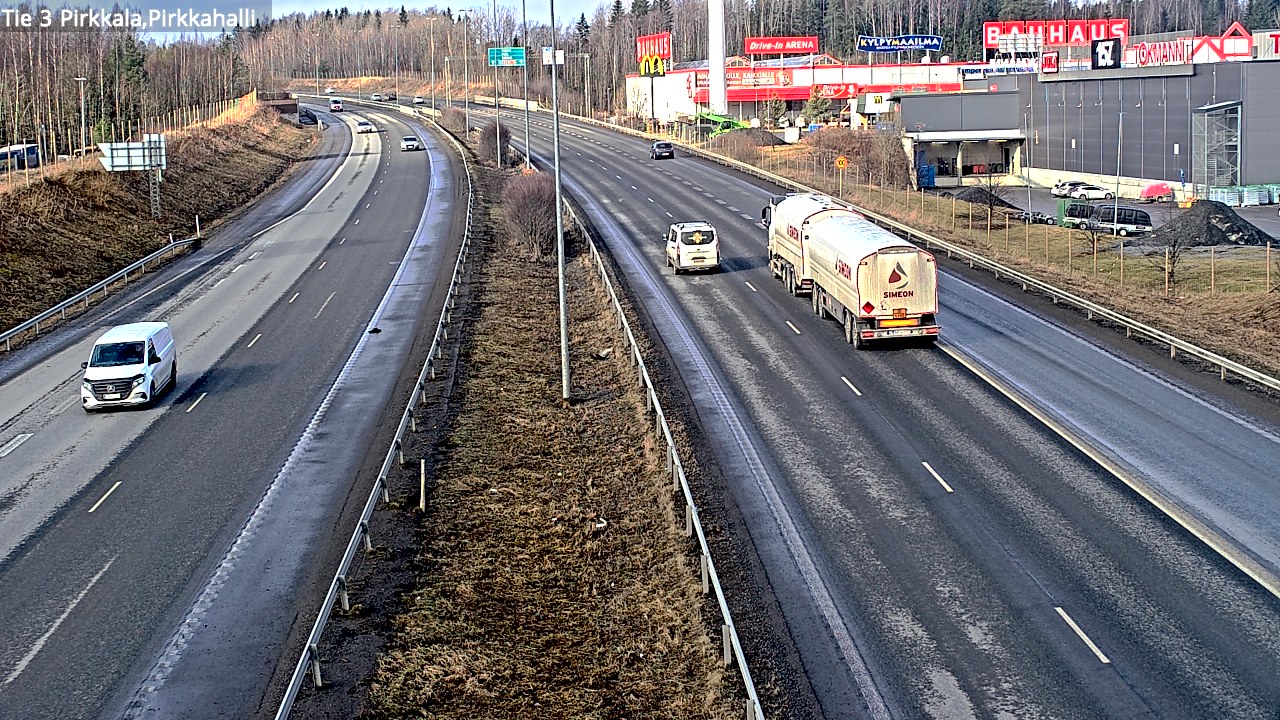 Weather Camera Image Väg 3 Birkala, Pirkkahalli, Pirkkala, Pirkanmaa