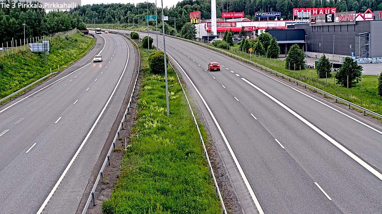 Kelikamerat Kuva Tie 3 Pirkkala, Pirkkahalli, Pirkkala, Pirkanmaa
