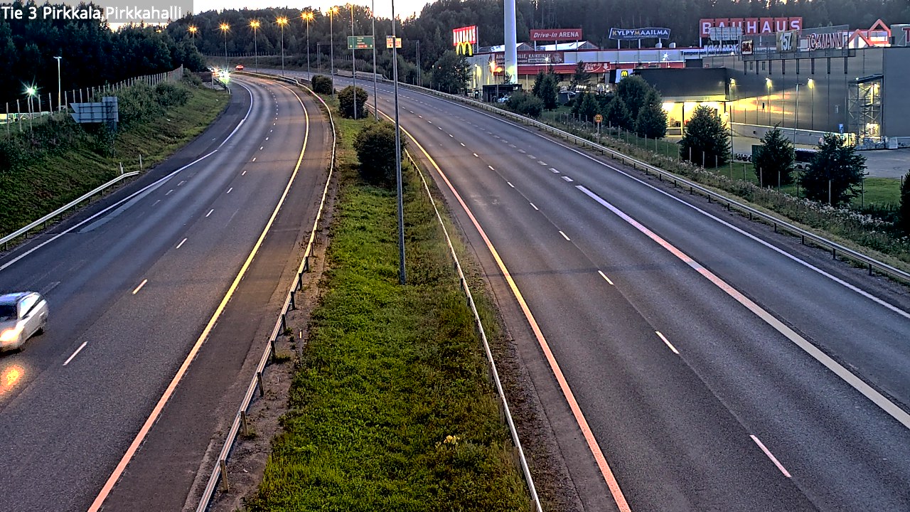 Kelikamerat Kuva Tie 3 Pirkkala, Pirkkahalli, Pirkkala, Pirkanmaa