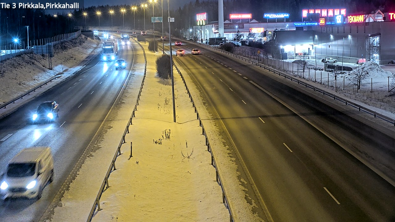 Weather Camera Image Road 3 Pirkkala, Pirkkahalli, Pirkkala, Pirkanmaa
