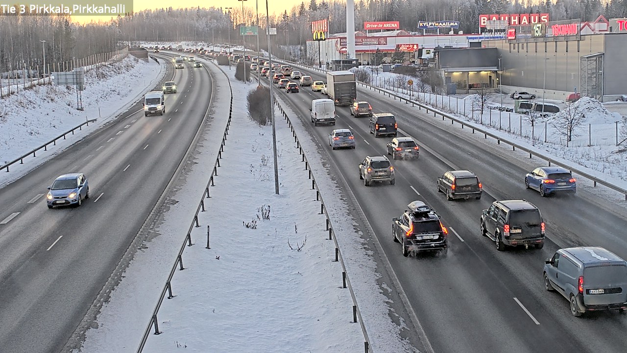 Weather Camera Image Road 3 Pirkkala, Pirkkahalli, Pirkkala, Pirkanmaa