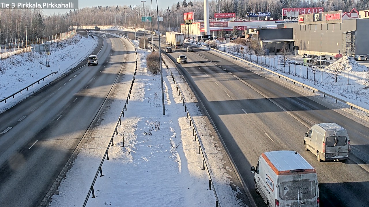 Weather Camera Image Väg 3 Birkala, Pirkkahalli, Pirkkala, Pirkanmaa