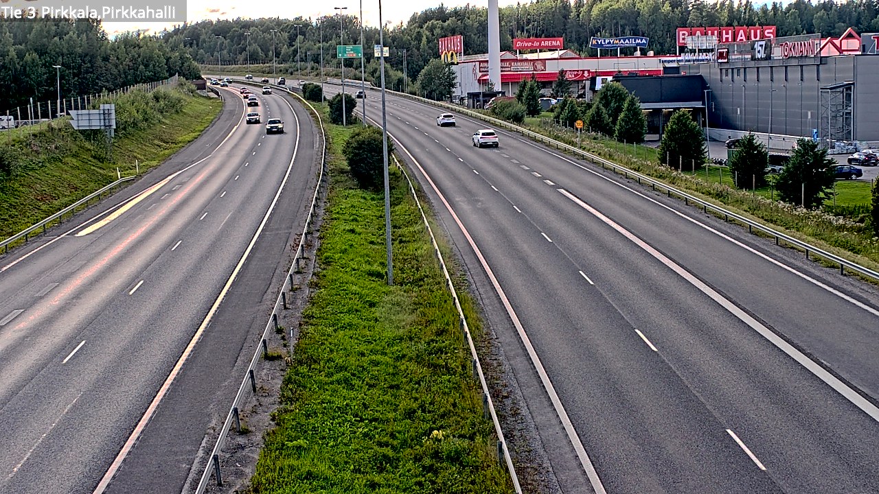 Kelikamerat Kuva Tie 3 Pirkkala, Pirkkahalli, Pirkkala, Pirkanmaa
