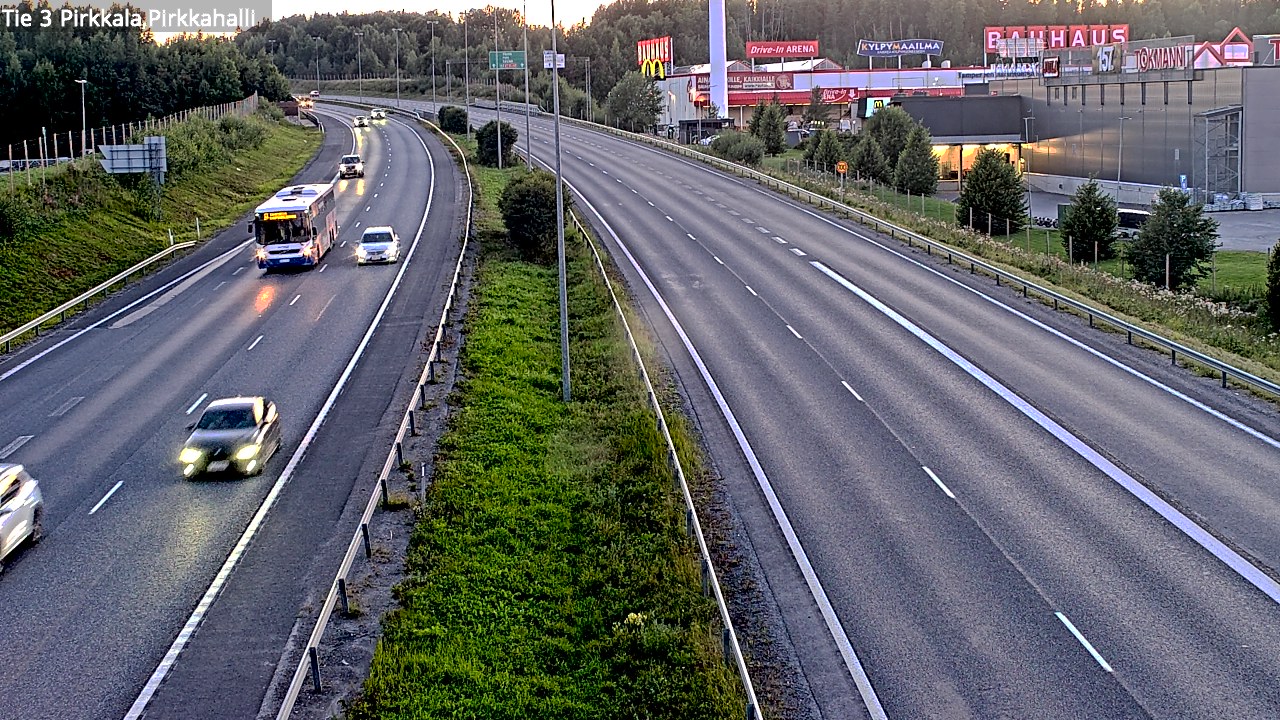 Kelikamerat Kuva Tie 3 Pirkkala, Pirkkahalli, Pirkkala, Pirkanmaa