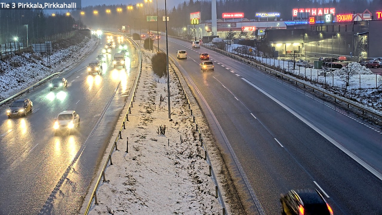 Weather Camera Image Väg 3 Birkala, Pirkkahalli, Pirkkala, Pirkanmaa