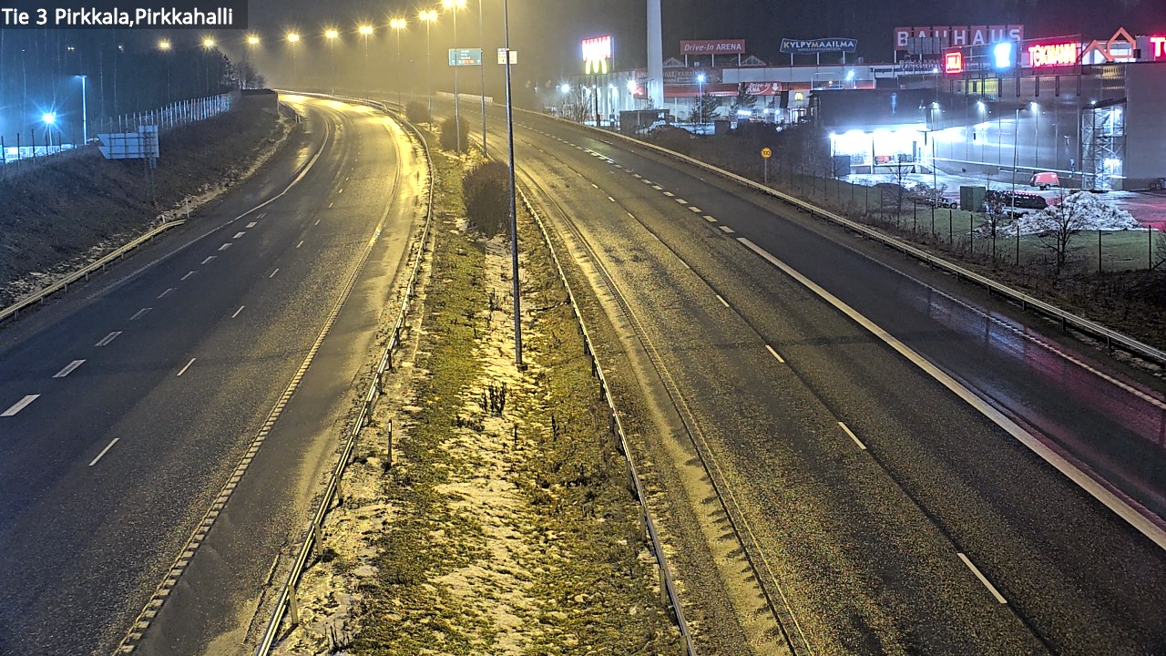 Weather Camera Image Väg 3 Birkala, Pirkkahalli, Pirkkala, Pirkanmaa