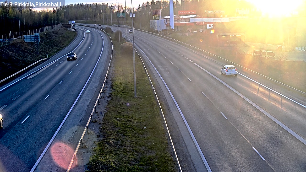 Weather Camera Image Road 3 Pirkkala, Pirkkahalli, Pirkkala, Pirkanmaa