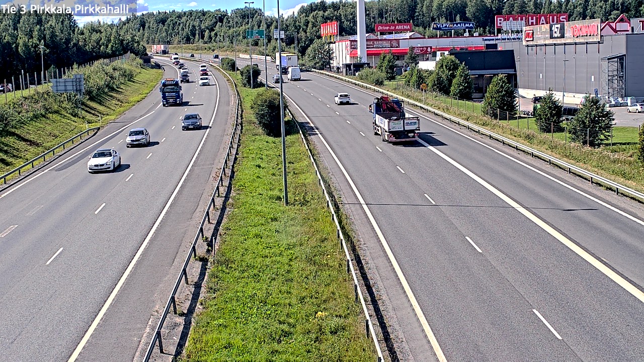 Kelikamerat Kuva Tie 3 Pirkkala, Pirkkahalli, Pirkkala, Pirkanmaa