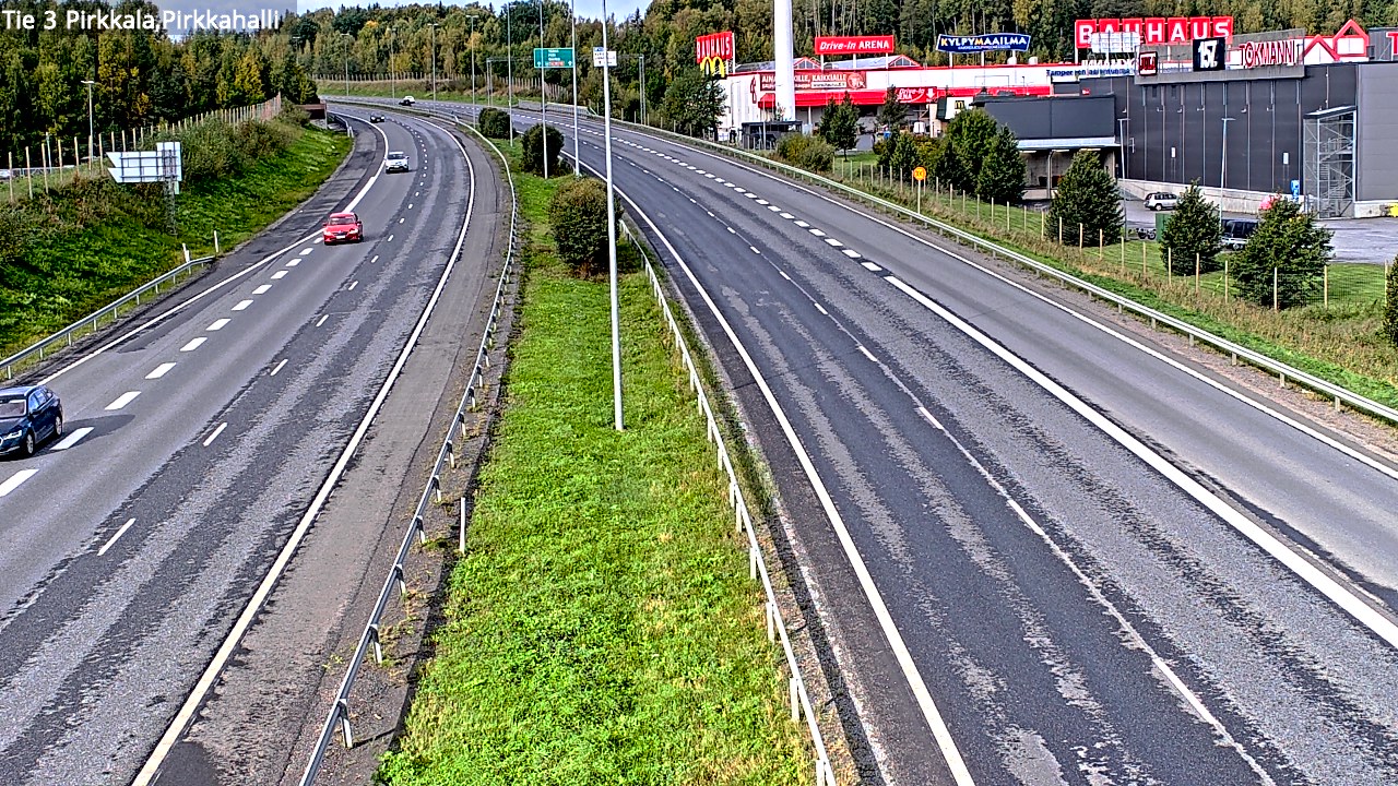 Kelikamerat Kuva Tie 3 Pirkkala, Pirkkahalli, Pirkkala, Pirkanmaa