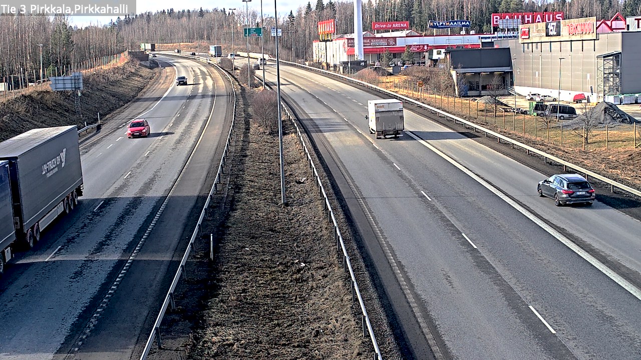 Weather Camera Image Väg 3 Birkala, Pirkkahalli, Pirkkala, Pirkanmaa