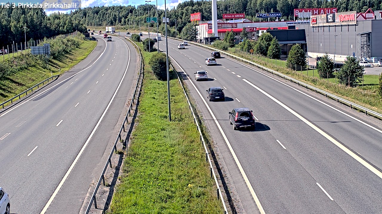 Kelikamerat Kuva Tie 3 Pirkkala, Pirkkahalli, Pirkkala, Pirkanmaa
