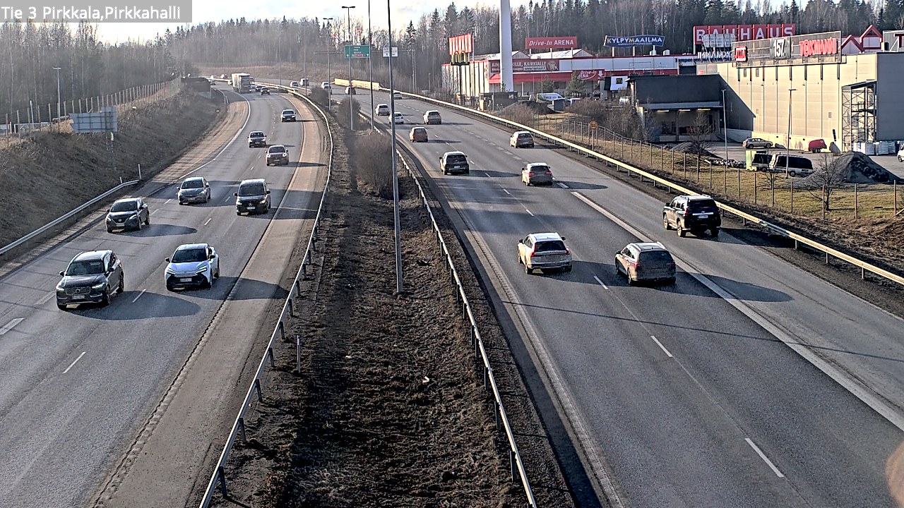 Weather Camera Image Road 3 Pirkkala, Pirkkahalli, Pirkkala, Pirkanmaa