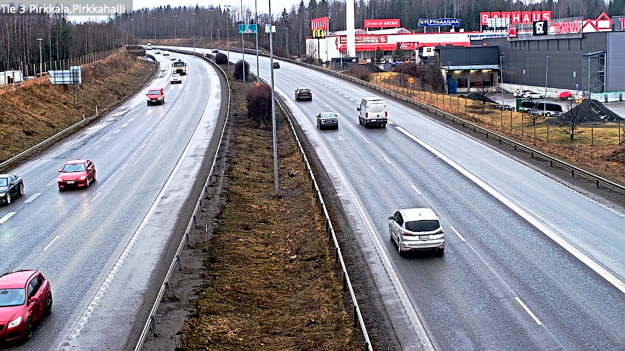Kelikamerat Kuva Tie 3 Pirkkala, Pirkkahalli, Pirkkala, Pirkanmaa