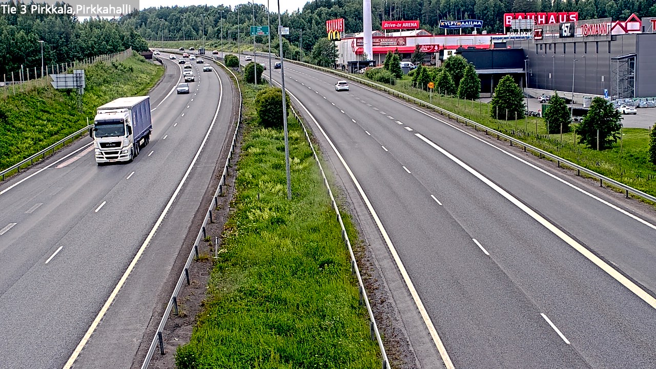 Kelikamerat Kuva Tie 3 Pirkkala, Pirkkahalli, Pirkkala, Pirkanmaa