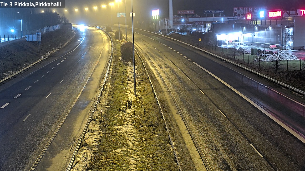 Weather Camera Image Väg 3 Birkala, Pirkkahalli, Pirkkala, Pirkanmaa