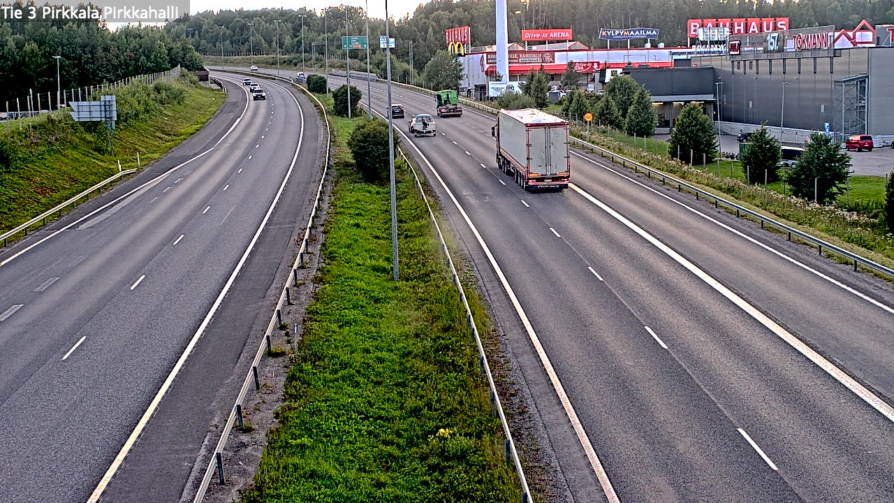 Kelikamerat Kuva Tie 3 Pirkkala, Pirkkahalli, Pirkkala, Pirkanmaa