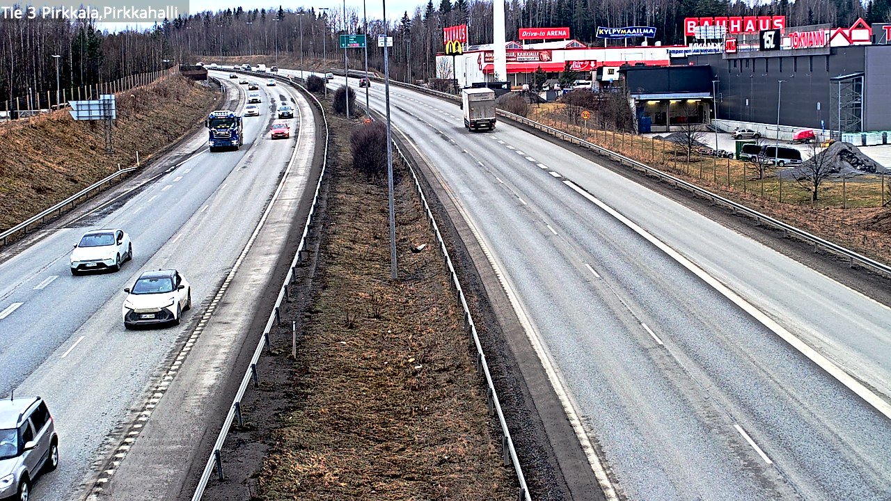 Kelikamerat Kuva Tie 3 Pirkkala, Pirkkahalli, Pirkkala, Pirkanmaa