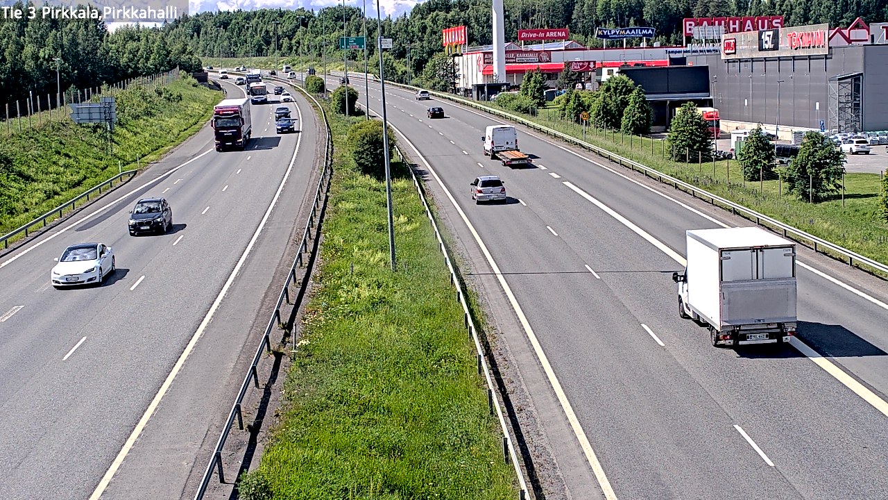 Kelikamerat Kuva Tie 3 Pirkkala, Pirkkahalli, Pirkkala, Pirkanmaa