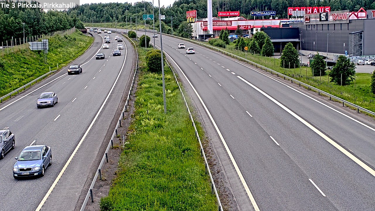 Kelikamerat Kuva Tie 3 Pirkkala, Pirkkahalli, Pirkkala, Pirkanmaa