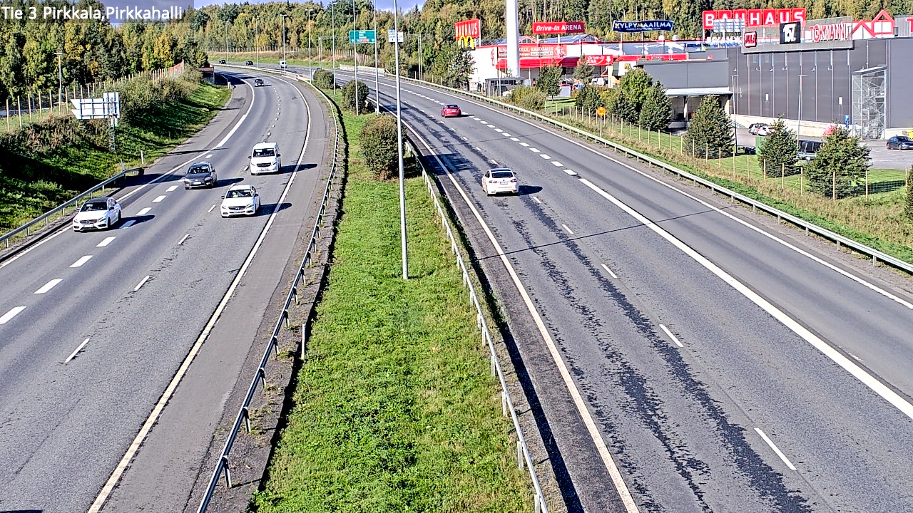 Kelikamerat Kuva Tie 3 Pirkkala, Pirkkahalli, Pirkkala, Pirkanmaa