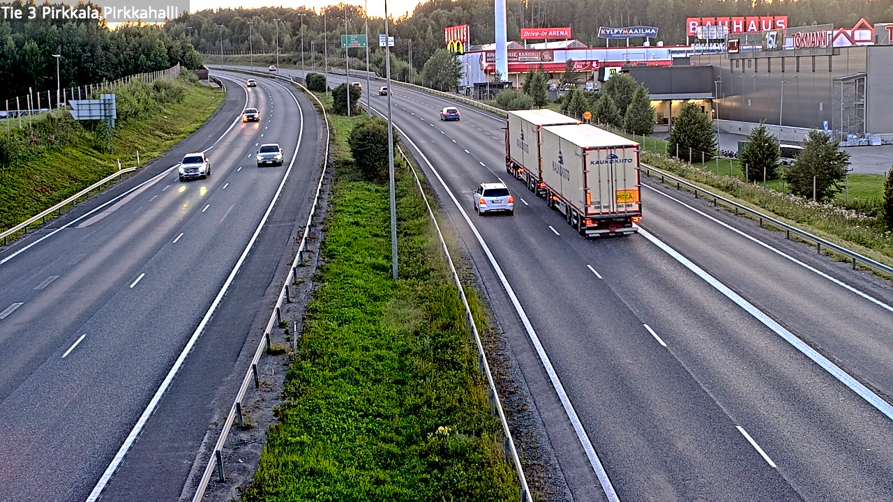 Kelikamerat Kuva Tie 3 Pirkkala, Pirkkahalli, Pirkkala, Pirkanmaa