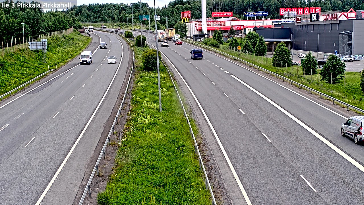Kelikamerat Kuva Tie 3 Pirkkala, Pirkkahalli, Pirkkala, Pirkanmaa