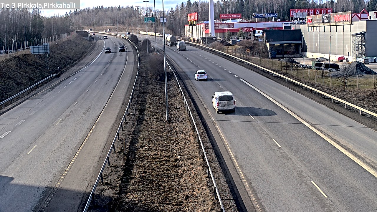 Weather Camera Image Väg 3 Birkala, Pirkkahalli, Pirkkala, Pirkanmaa