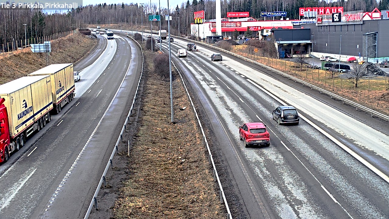 Weather Camera Image Väg 3 Birkala, Pirkkahalli, Pirkkala, Pirkanmaa