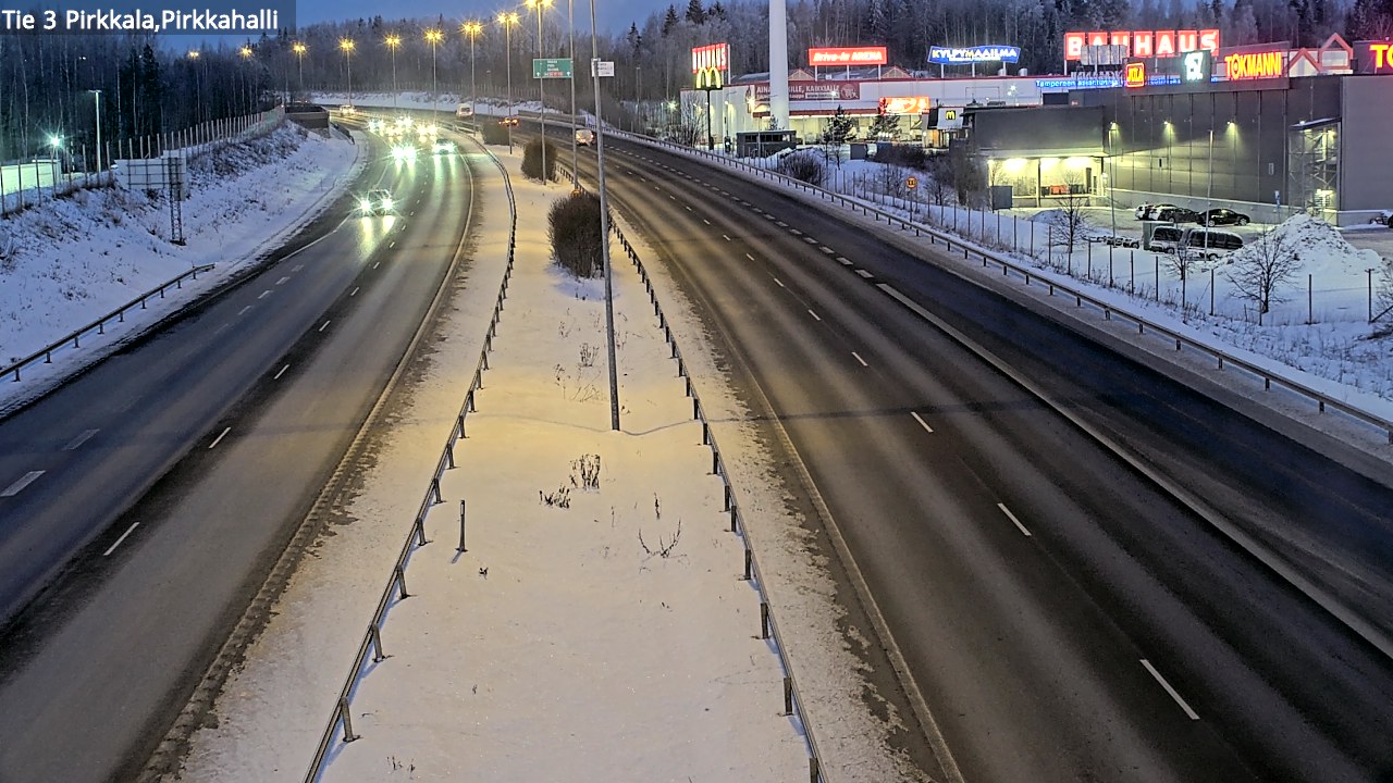Kelikamerat Kuva Tie 3 Pirkkala, Pirkkahalli, Pirkkala, Pirkanmaa
