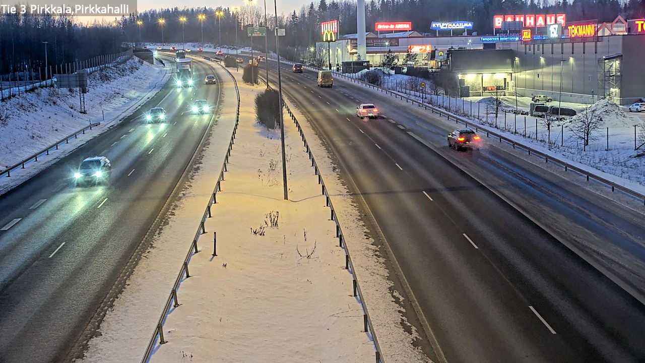 Kelikamerat Kuva Tie 3 Pirkkala, Pirkkahalli, Pirkkala, Pirkanmaa