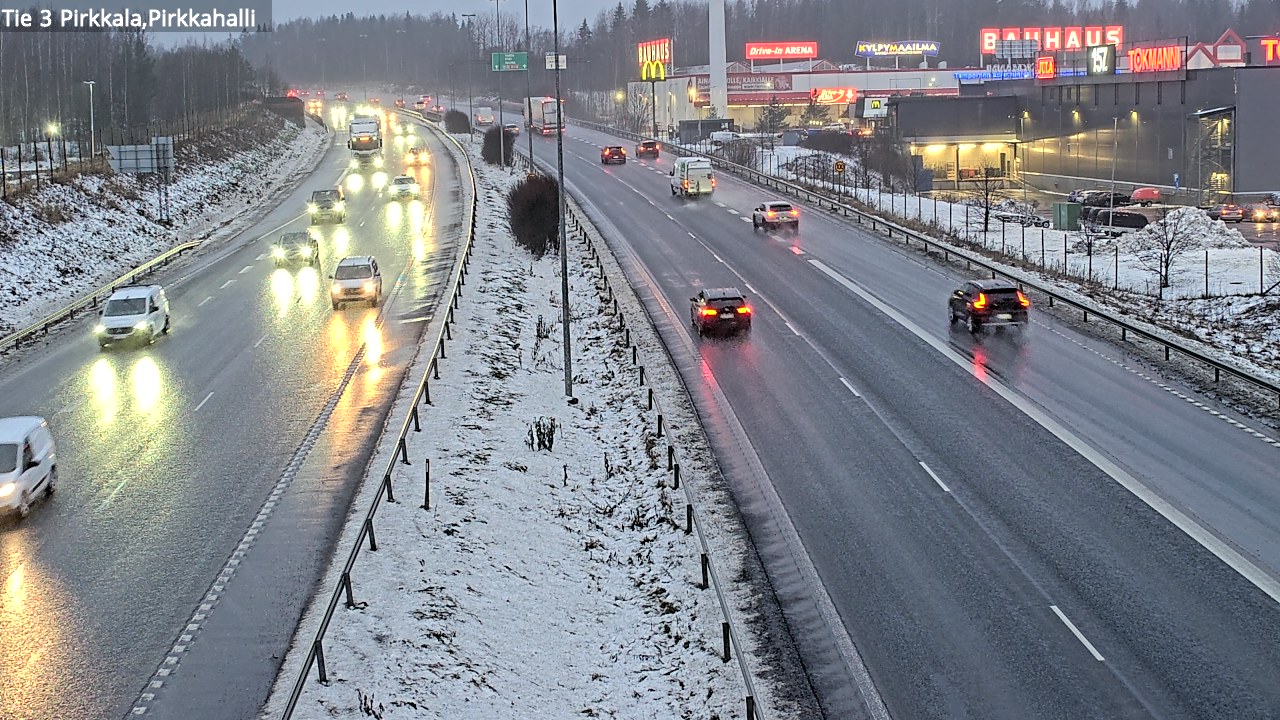 Weather Camera Image Väg 3 Birkala, Pirkkahalli, Pirkkala, Pirkanmaa