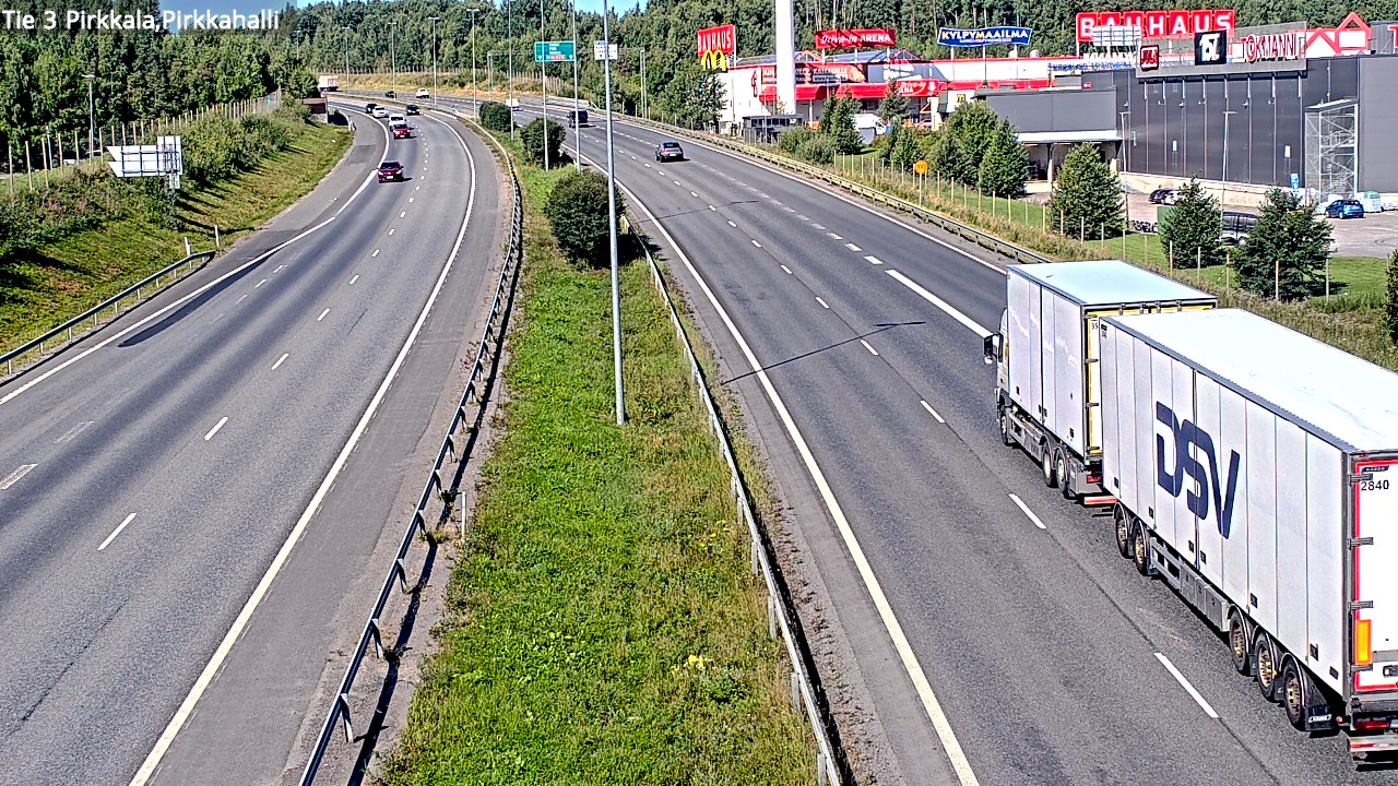 Kelikamerat Kuva Tie 3 Pirkkala, Pirkkahalli, Pirkkala, Pirkanmaa