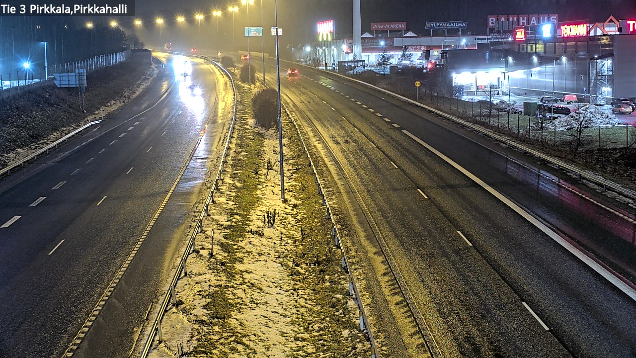 Weather Camera Image Väg 3 Birkala, Pirkkahalli, Pirkkala, Pirkanmaa