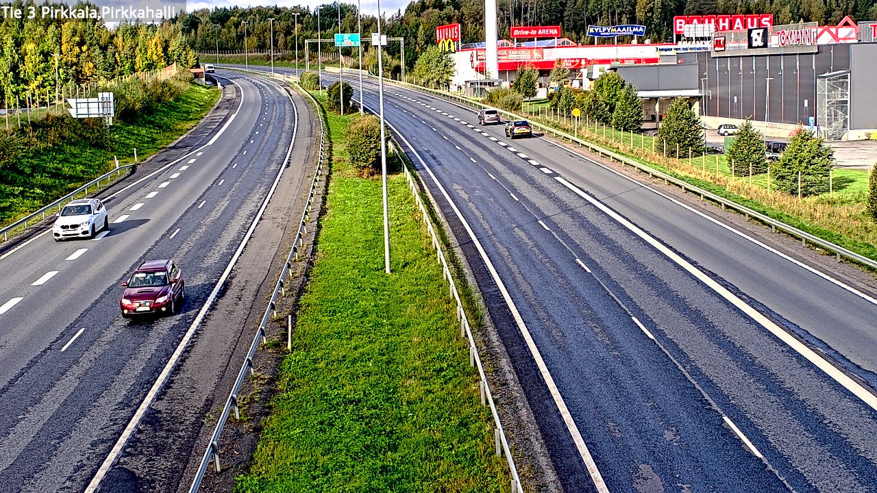 Kelikamerat Kuva Tie 3 Pirkkala, Pirkkahalli, Pirkkala, Pirkanmaa