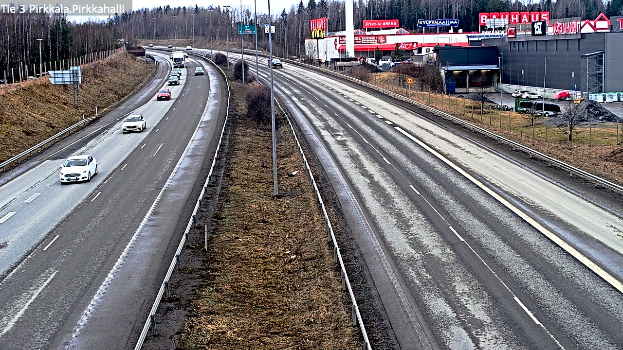 Weather Camera Image Väg 3 Birkala, Pirkkahalli, Pirkkala, Pirkanmaa