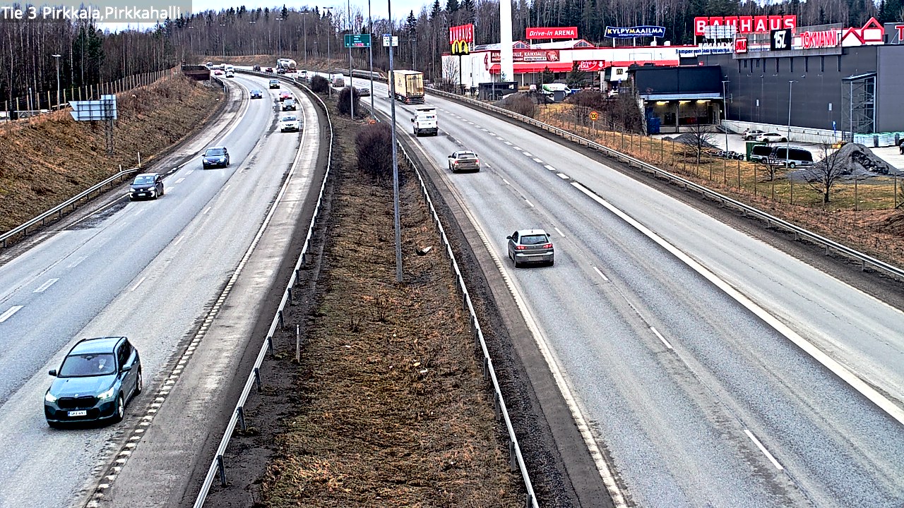 Kelikamerat Kuva Tie 3 Pirkkala, Pirkkahalli, Pirkkala, Pirkanmaa