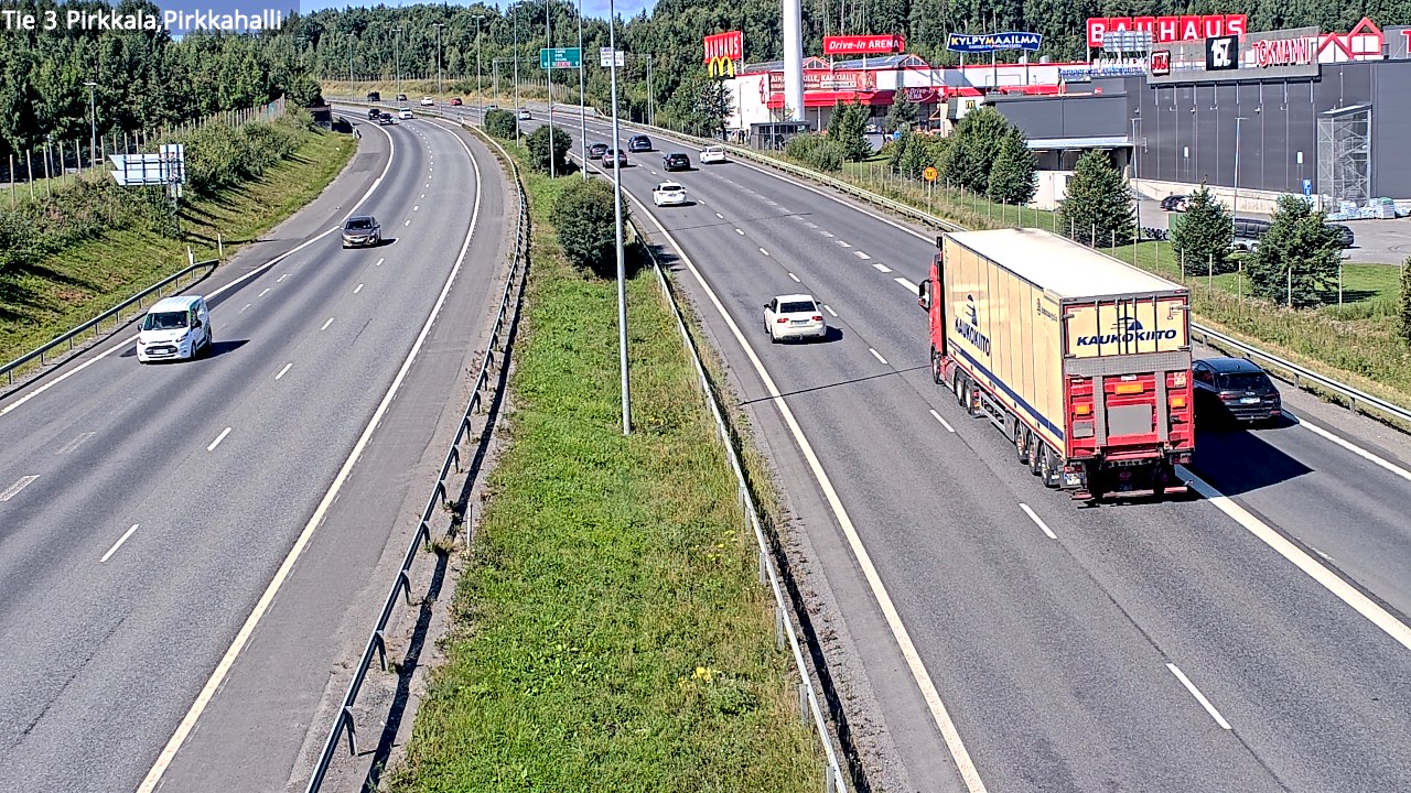 Kelikamerat Kuva Tie 3 Pirkkala, Pirkkahalli, Pirkkala, Pirkanmaa