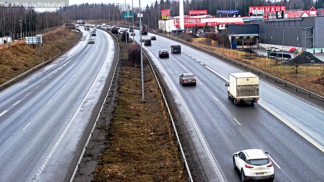 Kelikamerat Kuva Tie 3 Pirkkala, Pirkkahalli, Pirkkala, Pirkanmaa